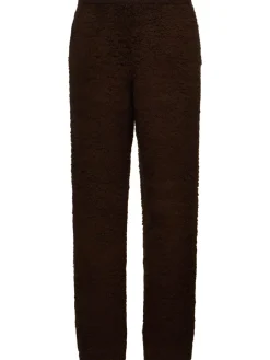 Pantaloni in maglia di misto lana