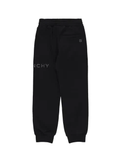 Pantaloni in misto cotone con ricamo