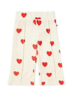 Pantaloni in misto cotone stampato