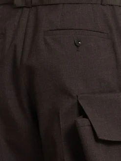 Pantaloni in misto lana