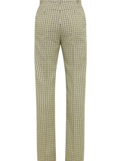 Pantaloni in misto lana con pinces