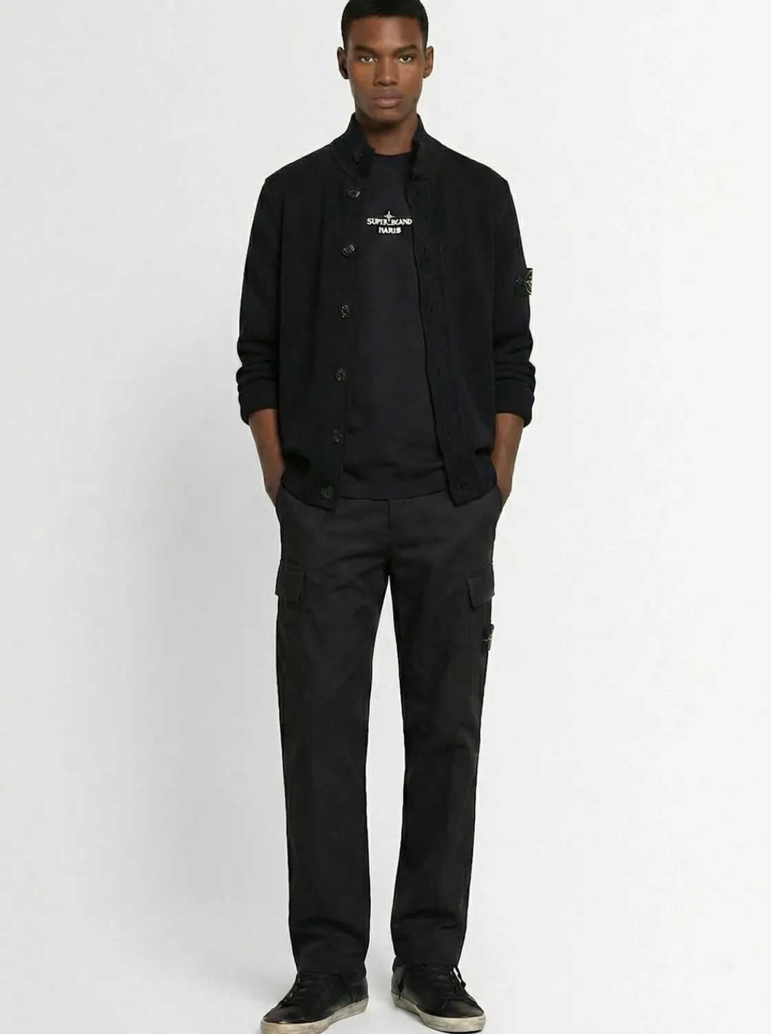 Pantaloni in tela di cotone
