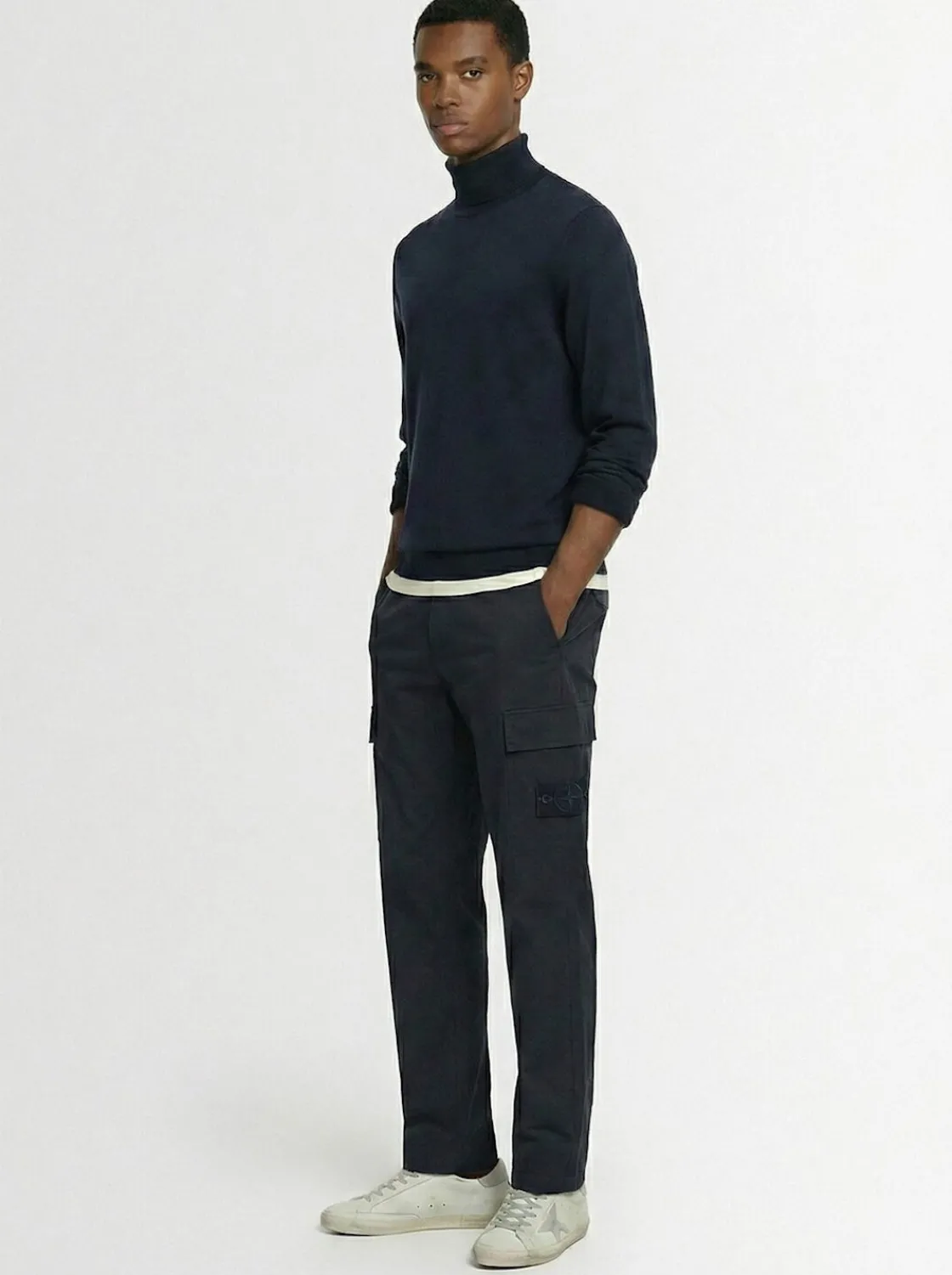 Pantaloni in tela di cotone