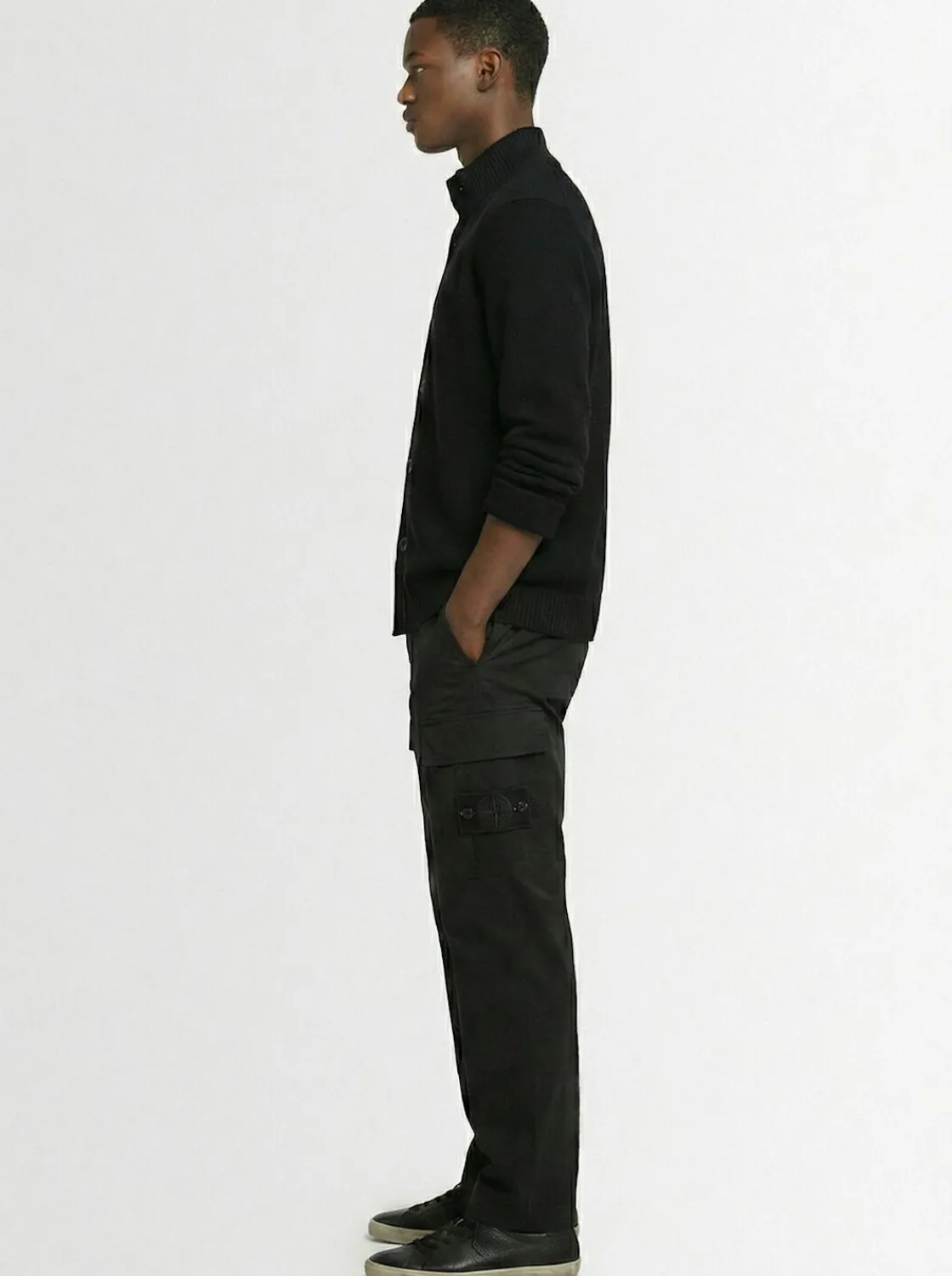 Pantaloni in tela di cotone
