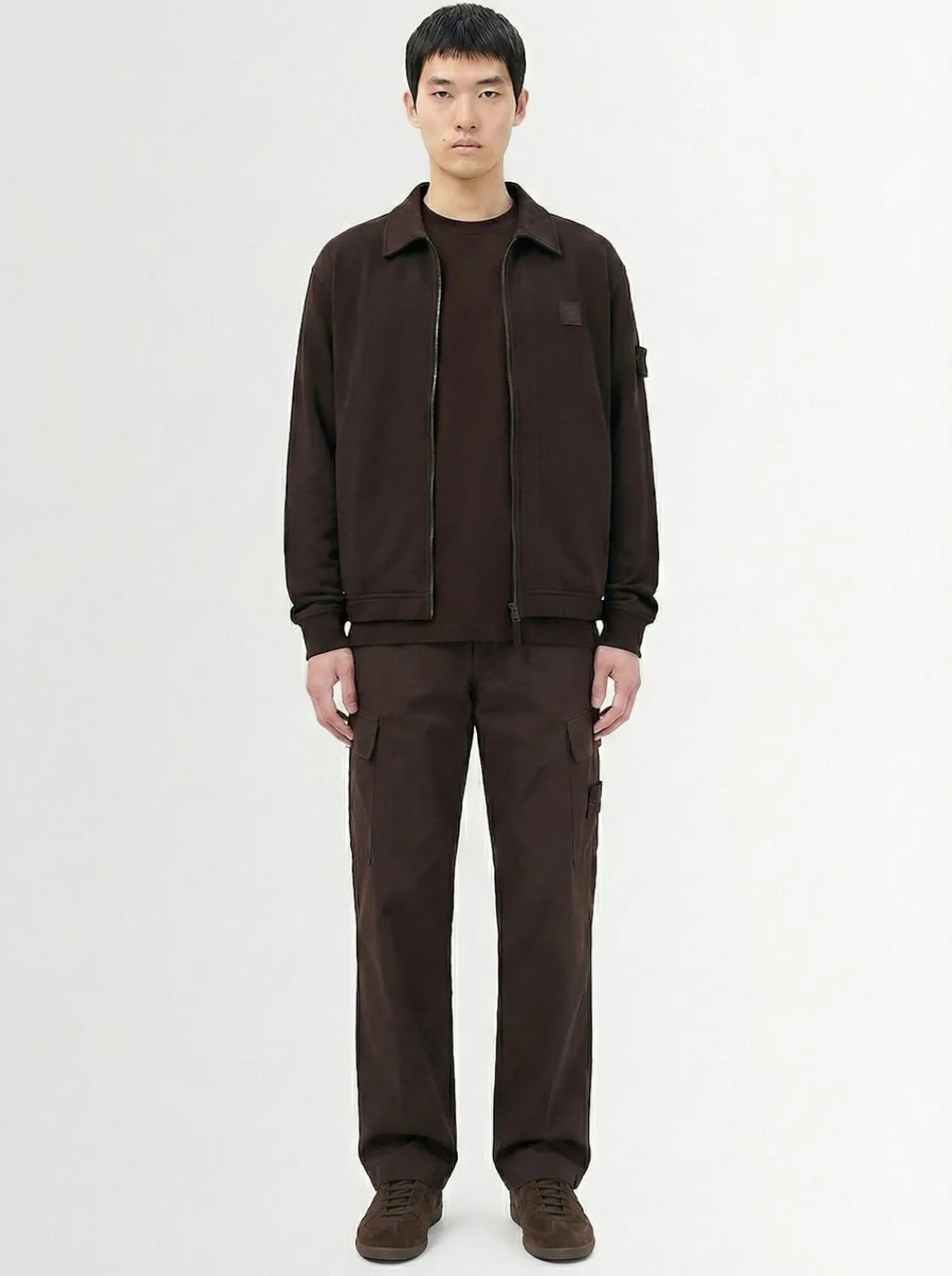 Pantaloni in tela di cotone