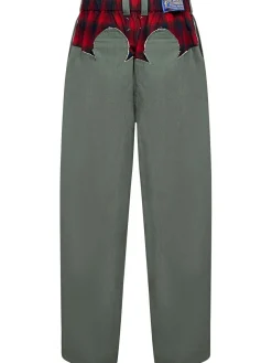 Pantaloni larghi chino