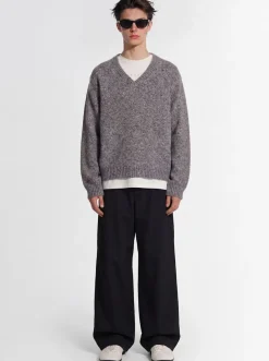 Pantaloni larghi in cotone