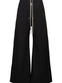 Pantaloni larghi in cotone