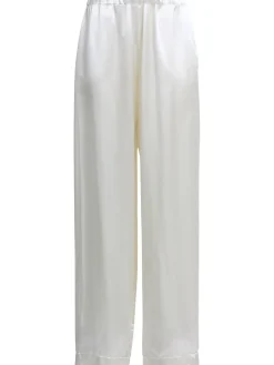 Pantaloni larghi in raso