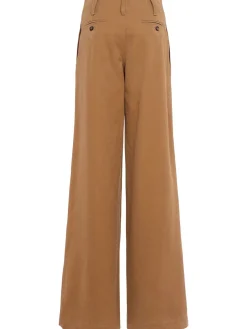 Pantaloni larghi in tela di cotone