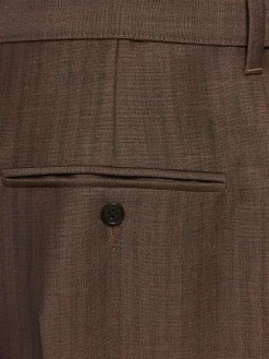 Pantaloni larghi Lonan in mohair e lana