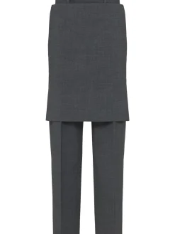 Pantaloni sartoriali con gonna