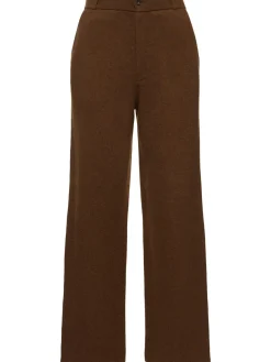 Pantaloni sartoriali in maglia di cashmere