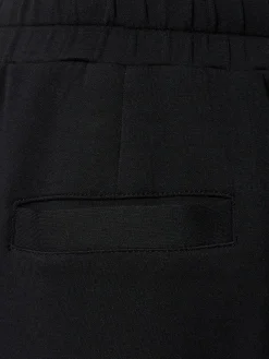 Pantaloni vita alta in felpa
