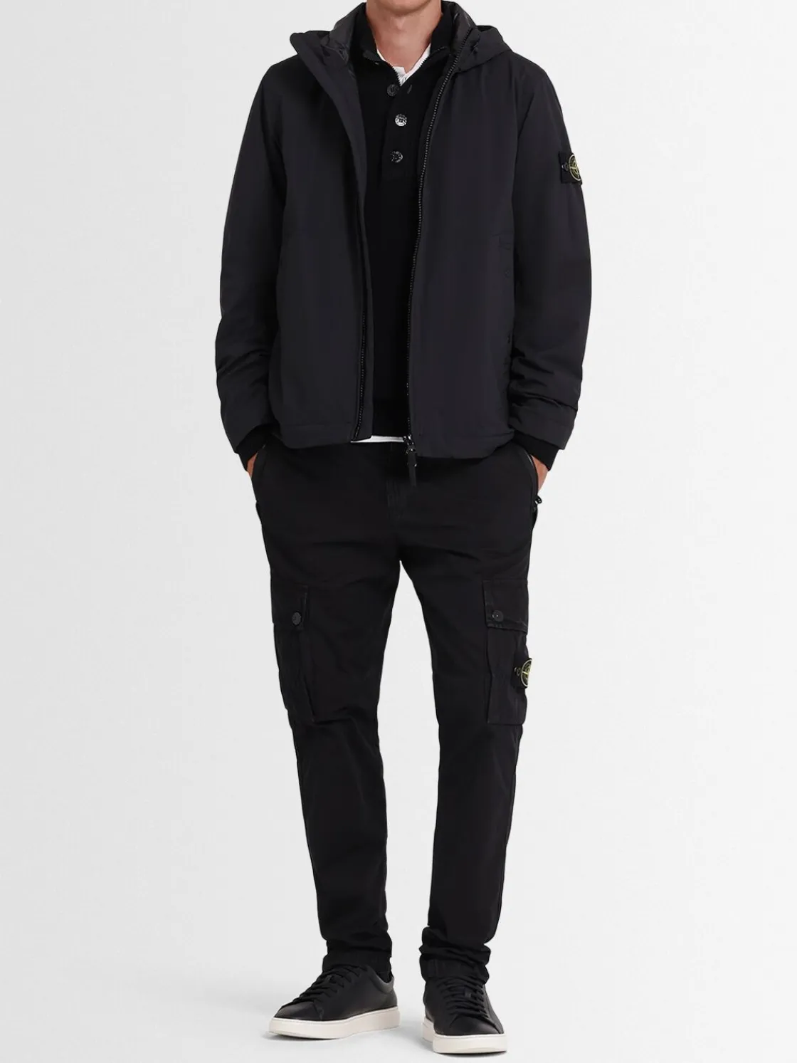 Parka corto con soft shell