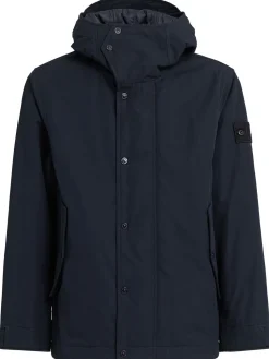Parka corto in tela di cotone