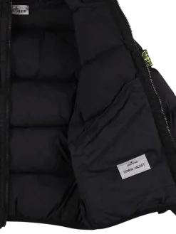 Piumino in nylon con cappuccio