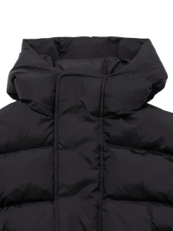 Piumino in nylon con cappuccio