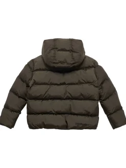 Piumino in nylon con cappuccio