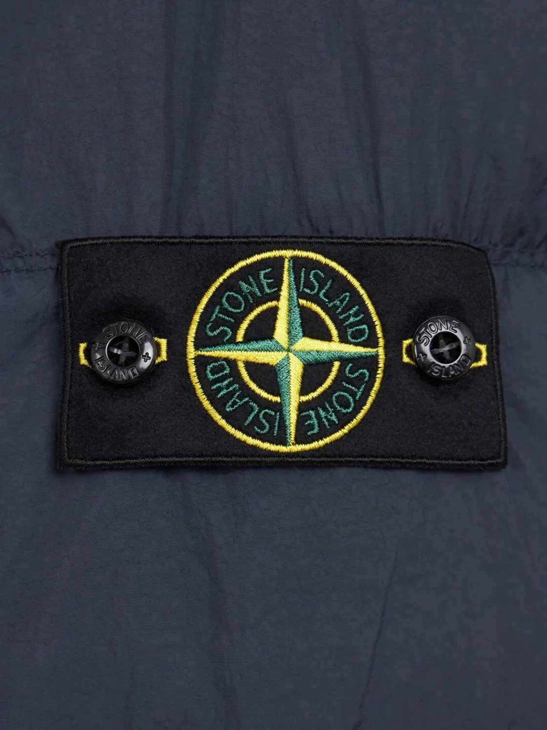 Piumino parka corto in nylon