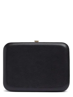 Pochette Minaudiere in pelle martellata