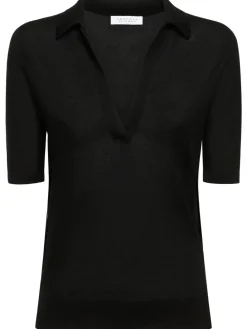 Polo Frank in maglia di cashmere e seta