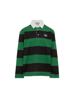 Polo in cotone a righe