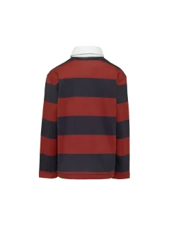 Polo in cotone a righe