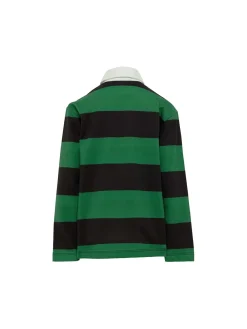 Polo in cotone a righe
