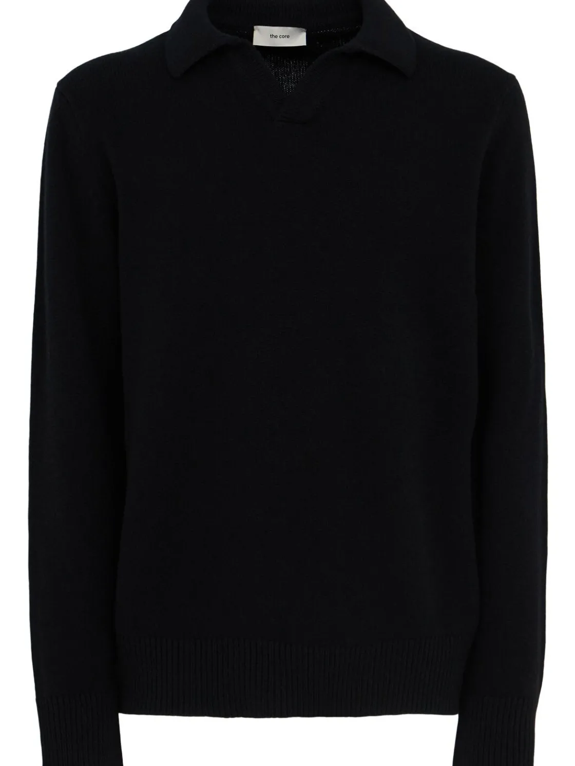 Polo in maglia di lana