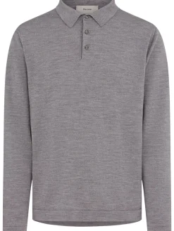 Polo in maglia di lana leggera