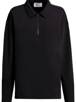Polo maniche lunghe in misto cotone