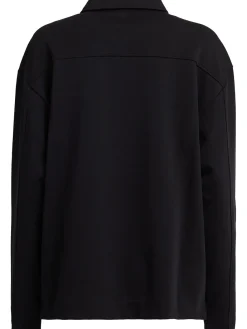 Polo maniche lunghe in misto cotone