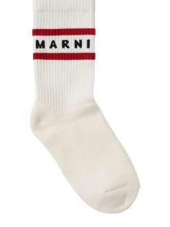 Printed cotton blend socks