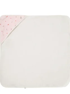 Printed cotton blend terry bath towel