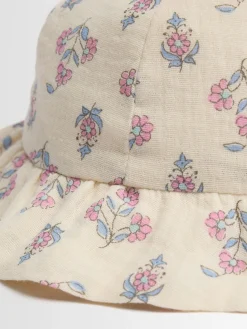 Printed cotton hat