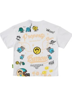 Printed cotton jersey t-shirt
