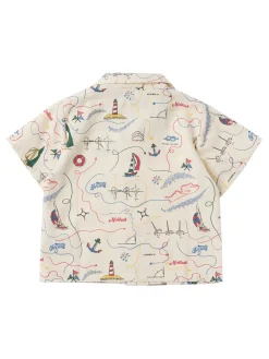 Printed cotton shirt