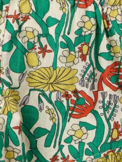 Printed cotton shorts
