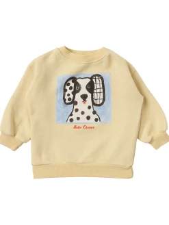 Printed cotton sweatshirt