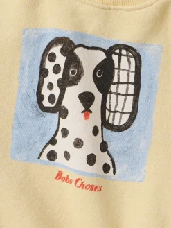 Printed cotton sweatshirt