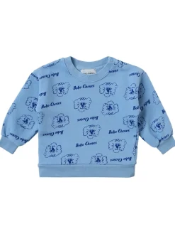 Printed cotton sweatshirt