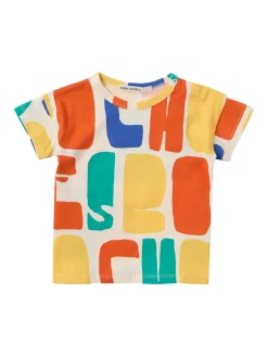 Printed cotton t-shirt