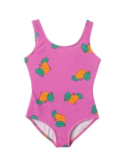 Printed lycra one piece swimsuit