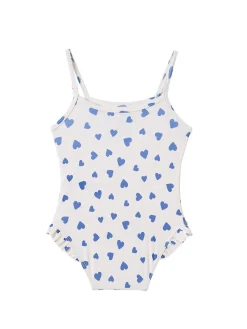 Printed one piece swimsuit