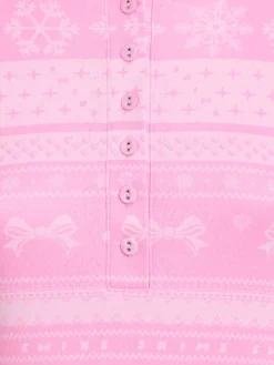 Printed pajama set