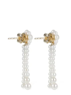 Promenade de Fleur 14kt & pearl earrings