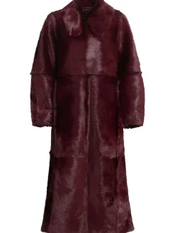 Rafaia long pony skin coat