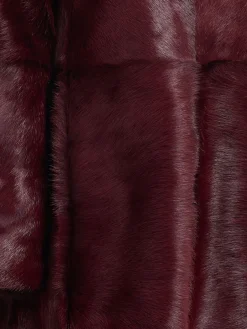 Rafaia long pony skin coat