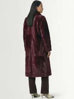 Rafaia long pony skin coat
